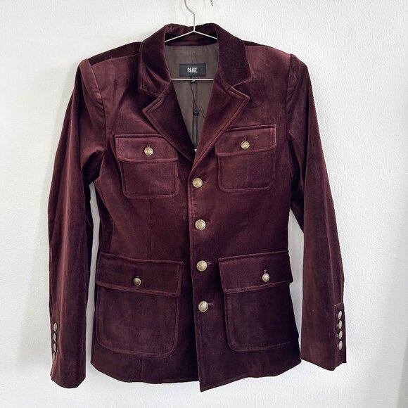 PAIGE - Reign Velveteen Blazer